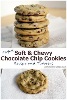 the perfect soft and chewy chocolate chip cookies recipe and it's nutritious