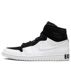 Air Jordan 1 Retro High Equality - Black White Basketball Shoes/Sneakers Air Jordan 1 Shoes, Jordan 1 Shoes, White Basketball, White Basketball Shoes, Nike Air Jordan 1 Mid, Air Jordan 1 Retro High, Nike Air Jordan 1, University Blue, Air Jordan 1 Mid