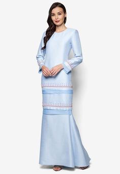 Malaysian Dress, Malay Traditional, Baju Kurung Moden, Kurung Moden, فستان سهرة, Traditional Attire, Neck Dress, High Neck Dress, Dresses For Work