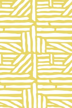 a yellow and white background with lines in the shape of rectangles on top of each other