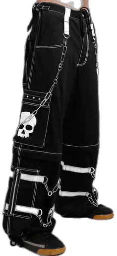 Gothic Black Cargo Pants For Alternative Fashion, Emo Style Pants With Belt Loops For Concert, Emo Streetwear Pants With Belt Loops, Emo Black Pants With Belt Loops, Black Emo Pants With Belt Loops, Emo Streetwear Bottoms With Belt Loops, Emo Bottoms With Belt Loops For Cosplay, Emo Style Bottoms With Belt Loops For Streetwear, Emo Style Pants For Cosplay With Belt Loops