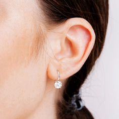 Adorned with lab-created moissanite, these beautiful Stella Grace earrings are sure to dazzle, wherever you go. Adorned with lab-created moissanite, these beautiful Stella Grace earrings are sure to dazzle, wherever you go.Click on this JEWELRY & WATCHES GUIDE to learn about fit, styles, materials and more! Metal: sterling silver Closures: leverback Packaging: boxed Plating: rhodium Finish: polished Length: 12.8 mmSTONE DETAILS Stone type: lab-created moissanite Total weight: 3 1/5 ct. Shape: ro Round Two, Bare Necessities, Leverback Earrings, Jewelry Inspo, Elegant Earrings, Gemstone Colors, Gemstone Earrings, Prong Setting, Diamond Earrings