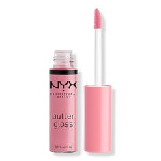 Butter Gloss Non-Sticky Lip Gloss - NYX Professional Makeup | Ulta Beauty Vanilla Cream Pie, Dr Makeup, Nyx Lip Gloss, Makeup Ulta, Maybelline Falsies, Skincare Items, Nyx Butter Gloss, Butter Gloss, Nyx Lip