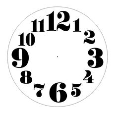 a black and white clock with numbers in the middle on a white background that reads 11 21