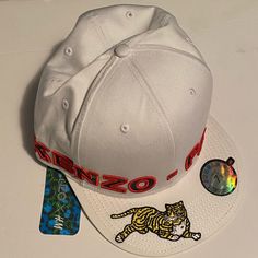 Brand New With Tags Kenzo X H&M Baseball Cap. Never Been Worn. Limited Edition Part Of The Sold Out Collaboration. According To The Tag This Is A Size Large. Baseball Cap, Accessories Hats, H&m, Color White, Limited Edition, Mens Accessories, Man Shop, Baseball, Brand New