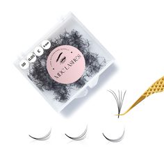 PRICES MAY VARY. [High-Quality Eyelash Fan ]: Volume fans produced by an eyelash extension supplier in advance. Our easy fan lash extensions are made of 100% PBT material which is soft, very dark, ready to be dipped and placed on your lash. Short Stem in 5D-16D with C/CC/D curl in 0.5mm thickness, length from 8-16mm. [ Cost Effective ]: Each package contains 500 eyelash fans. All our products are carefully checked, before releasing to market, ensuring the best quality. Easy to start volume lashi Fan Lash Extensions, Lash Fans, Fake Eyelash, Russian Volume Lashes, Great Lash, Volume Lash Extensions, Volume Eyelash Extensions, How To Apply Mascara, Eyelash Glue