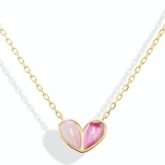 A modern take on a heart design, the sweetheart necklace is the perfect personalized style. Customize with your favorite color or gemstones of your choice. Available in 18K Yellow Gold Chain length = 16in with a 14.5in option Pendant = 15 x 10mm Colored stones are natural and color may slightly vary Certain gemstones are cabochon cut or faceted cut For custom orders please contact info@stephaniegottlieb.com This item is FINAL SALE Dainty Heart Pendant Necklace With 17 Jewels, Elegant Double Heart Gemstone Necklaces, 14k Gold Heart Necklace With Gemstone, Dainty Gemstone Heart Pendant Necklace, Fine Jewelry Heart Necklace With 17 Jewels, Gold Double Heart Gemstone Necklaces, Fine Jewelry, Double Heart Gemstone, Fine Jewelry With Double Heart Gemstone, Fine Jewelry Double Heart Gemstone