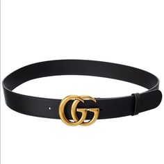 Brand New Double G Signiture Gucci Belt. Gucci Belt Sizes, Gucci Marmont Belt, Gucci Leather Belt, Leather Belts Men, Pearl Leather, Gucci Leather, Gucci Accessories, Italian Luxury, Gucci Black