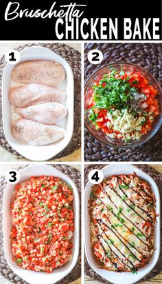 the steps to make broccoli chicken bake