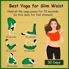 the best yoga poses for slim waists