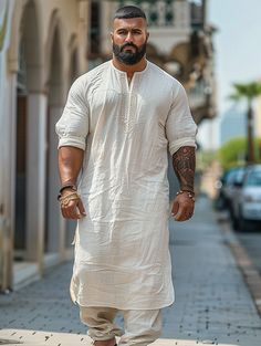 Boho Men Style, Extraordinary Clothes, Mantra Tattoo, Men Kurta, Boho Men, Outfit Grid, Mens Fashion Classy, Well Groomed Men