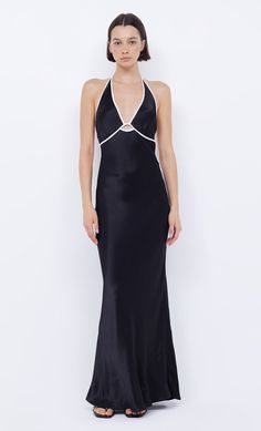 Zariah Halter Dress in Black by Bec + Bridge Bec And Bridge, Bec Bridge, Black Halter Dress, Prom Dress Shopping, Bec & Bridge, Brides And Bridesmaids, Halter Neckline, Bridesmaid Dress, Deep V