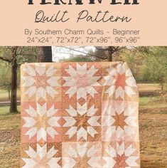 Fernweh Quilt Pattern by Southern Charm Quilts Charm Quilts, Sawtooth Star, German Word, Quilt Modernen, Charm Quilt, German Words, Beginner Quilt Patterns, Star Quilt Blocks, Modern Quilt Patterns