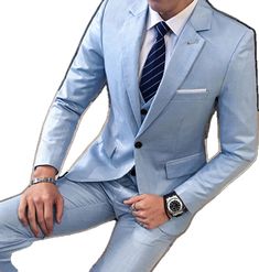 Slim Fit Wedding Suits For Spring, Spring Wedding Slim Fit Suit, Spring Wedding Slim Fit Blazer, Spring Wedding Suits With Suit Collar, Spring Wedding Three-piece Suit With Notch Lapel, Elegant Fitted Three-piece Suit For Summer, Elegant Fitted Three-piece Summer Suit, Elegant Fitted Summer Three-piece Suit, Elegant Summer Groom Sets