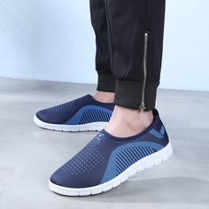 Cloud Sox – Ultra Seller Casual Non-slip Slip-on Sneakers, Blue Casual Walking Shoes For Spring, Breathable Textile Slip-on Sneakers For Spring, Non-slip Slip-on Sneakers For Spring, Casual Blue Walking Shoes For Spring, Casual Blue Breathable Slip-on Sneakers, Blue Slip-on Casual Loafers, Blue Slip-on Sneakers For Summer, Comfortable Blue Slip-on Loafers