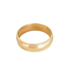 Our Selene Ring is perfect if you're looking for a low-key band in a wide setting. This piece features a 6 mm width with slightly domed setting and a dotted edge detail that we love. Perfect for everyday wear. 14k gold filledBand width: 6 mm Made to order. Please allow 7 business days for processing. *This ring is hand-forged from gold-filled wire and may have a visible solder joint on the inside of the band. Heirloom Ring With Thick Decorative Band, Classic Rings With Decorative Open Band, Classic Wide Band Stackable Bands, Classic Rings With Fluted Bezel, Classic Jewelry With Decorative Wide Band, Classic Stackable Rings With Decorative Band For Promise, Classic Stackable Wide Band Ring With Open Design, Classic Stackable Wide Band Ring With Open Shape, Classic Stackable Wide Band Ring With Open Band