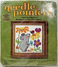 needle - ponies magazine cover featuring a mouse and flowers