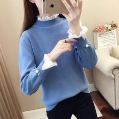 Material: Cotton,?Acrylic Technics: Flat Knitted Sleeve Length(cm): Full ? CHEST SHOULDER SLEEVE LENGHT? cm inches cm inches cm inches cm inches XXS 80 31,5 33 13 51 20,1 54 21,3 XS 84 33,1 34 13,4 52 20,5 55 21,7 S 88 34,6 35 13,8 53 20,9 56 22 M 92 36,2 36 14,2 54 21,3 57 22,4 L 95 37,4 37 14,6 55 21,7 58 22,8 MUST-READ Thanks for visiting DarkGlow store. We only sell high good quality clothes. If u do not know how to choose suitable size, please feel free to ask us! Please allow slight color Fitted Acrylic Tops For Fall, Elegant Spring Acrylic Sweater, Fitted Acrylic Sweater For Winter, Elegant Acrylic Sweater For Winter, Elegant Fitted Cotton Sweater, Elegant Acrylic Winter Sweater, Stretch Knitted Acrylic Tops, Fitted Cotton Winter Sweater, Elegant Winter Cotton Sweater