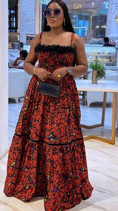 Long African Dresses Ankara Aline, Chitenge Maxi Dresses, Style For Material Long Gown, Trouser And Top Material Style, Maxi Gowns Ankara, Big Gowns For Women, Kitenge Designs African Style, Style For Ankara Gown