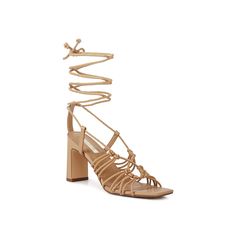 London Rag-Strings Attach Sandal Take a daring leap to the next style level with the String Attach sandal from London Rag. The bold, ankle wrapped design brings dimension to the pair, while the graceful block heel amps this pair even further, for a lively highlight to a night-out look. Adjustable Block Heels With Wrapped Heel, Chic Adjustable Block Heel Shoes, Strappy Heels With Stacked Heel For Spring, Chic Adjustable Block Heels With Wrapped Heel, Spring Open Heel Block Heels With Wrapped Heel, Spring Evening Lace-up Sandals With Reinforced Heel, Spring Strappy Heels With Stacked Heel, Spring Leather Strappy Block Heels, Spring Strappy Leather Block Heels