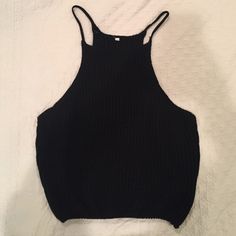 Cute Boutique Tank - Never Worn Before! Could Be Worn Any Season! Knitted Detail And Seamed In Towards The Bottom. Small/Medium Sized Cute Boutiques, Medium Size, Womens Tops, Boutique, Women Shopping, Black, Color