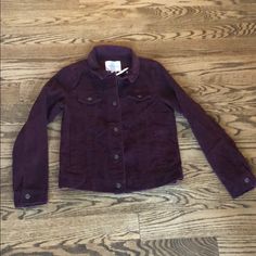 Corduroy Jacket Purple Cotton Outerwear With Pockets, Purple Button-up Cotton Outerwear, Purple Cotton Button-up Outerwear, Casual Purple Cotton Outerwear, Corduroy Jacket, Kids Jacket, Jackets & Coats, My Style, Purple