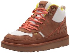 PRICES MAY VARY. Suede and textile upper Treadlite by UGG outsole for comfort Textile lining Cushioned foam footbed Textile sockliner Ugg Highland, Ugg Store, Sneaker Outfits Women, Ugg Womens, Crossfit Shoes, Chic Heels, Fashion Shoes Flats, Heritage Fashion, Latest Sneakers