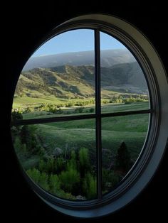 Hobbit Window, View From A Window, Circular Window, Window Bathroom, Windows On The World, Window With A View, Porthole Window