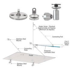 an image of various parts of a ceiling fixture