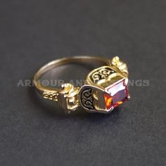 ArmourAndCastings - Renaissance ring, 16th century ER24 Medieval Accessories, Cold Enamel, Medieval Rings, Custom Badges, Ring Shapes, Western Europe, 16th Century, Purple Green, Red Purple