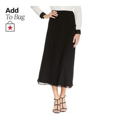 in stock Classic Black Relaxed Maxi Skirt, Classic Relaxed Black Maxi Skirt, Black Relaxed Classic Maxi Skirt, Classic Black Flared Maxi Skirt, Classic Black Lined Maxi Skirt, Classic Black Maxi Skirt For Spring, Elegant Black Maxi Skirt For Spring, Chic Black Maxi Skirt, Casual Black Maxi Skirt For Evening