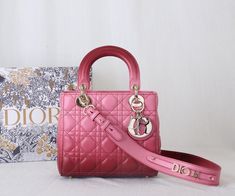 ZNT Fashion - DIR Bags - 2930 A+ Excellent Quality; Contact us if you've any questions in your mind. Dior And I, Small Lady, Lady Dior, Satchel Bags, Dior Bag, Wallet Case, Patch Pocket, Christian Dior, Luxury Bags