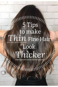 I finally found an amazing hair stylist in Orange County and wanted her to share her top 5 tips for making thin fine hair look thicker and fuller! Long Fine Hair, Fine Thick Hair, Tips Hair, Bob Hairstyles For Fine Hair, Amazing Hair, Haircuts For Fine Hair, Hair Tips, Long Hair Cuts, Cool Haircuts