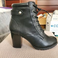 Moving And Cleaning My Closet. Found A Lot Of Shoes And Clothes I Never Worn. Decided To Start From Shoes. This Item: Style & Co Botties. New In The Box. Sz 8. Black. Very Comfortable. Any Questions - Please Ask. No International Shipping. Thanks For Looking! A Lot Of Shoes, Cleaning My Closet, Cold Weather Boots, Block Heel Ankle Boots, Lace Up Booties, Suede Booties, Heeled Ankle Boots, Black Ankle Boots, Suede Boots