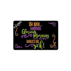 PRICES MAY VARY. Title: Another Glorious Morning Halloween Door mat Funny Doormat Custom Home Living Decor Housewares Rugs and Mats State Indoor Gift Ideas Washable Fabric Top 23.6"(W) X 15.7"(L). Product Type: Categories > Outdoor Décor > Doormats Door Mat Funny, Halloween Mats, Funny Welcome Mat, Halloween Door Mat, Indoor Mat, Funny Doormats, Rugs And Mats, Halloween Door, Romantic Homes