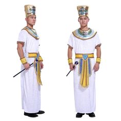 Adult Kids Egypt Nile Pharaoh Cleopatra Costume for Women Men Boys Girls Family Halloween New Year Pharoah Costume Pattern, Pharaoh Dress, Egyptian Pharaoh Costume, King Pharaoh, Egyptian Halloween, Carnaval Dress, Halloween Costume Adult, Cosplay Supplies, Pharaoh Costume