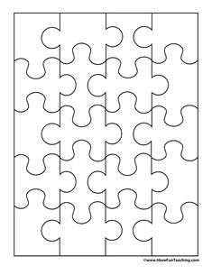 a puzzle piece with missing pieces to make it easier for someone to finish their puzzles