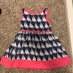 Sailboat 2t Samara Dress. So Cute For Summer!! New Without Tags. Navy Blue Summer Dress, Samara Dress, Toddler Princess Dress, Snowflake Dress, Toddler Cardigan, Plaid Flannel Dress, Girls Long Sleeve Dresses, Short Sleeve Floral Dress, Velvet Party Dress