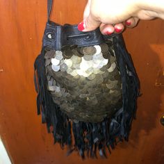 Cleobella Fringe Cash Coin Bucket Bag. Never Worn Out! Had It Put Away And It’s Time To Sell It! Has Tag On Inside. No Hanging Tags. Handmade Leather Bags For Party, Handmade Leather Party Bags, Bucket Bag, To Sell, Crossbody Bags, Coin, Bag Lady, Things To Sell, Tags