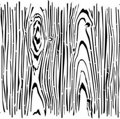 an abstract black and white drawing of wood planks with lines in the center, on a white background