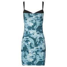 Paisley Blue 95% Cotton, 5% Spandex Built-In Unpadded Bra All Over Print Dry Clean Only Ginger Black, Indigo Tie Dye, Corset Midi Dress, Stretch Mini Dress, Mid Calf Dresses, Bra Dress, Thai Dress, Beach Wear Dresses, Denim Gift