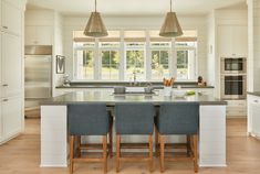 10 Ways to Design a Kitchen for Aging in Place Shiplap Paneling, Field House, Clad Home, Friday Harbor, Luxe Interiors, Interiors Design, Concrete Countertops, Stars And Stripes