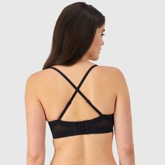 Get the lift you desire with the comfort you crave with this beautiful multiway bra. It's designed for no poking or digging while also offering a natural lift, enhancing and embracing your shape with support. Foam cups provide shaping with no show-through. You'll love the 5-way convertible straps that can be worn strapless, traditional, crisscross, halter, or one-shoulder - giving you endless wardrobe options. Maidenform® M: Because why wouldn’t you choose a bra that’s as confident as you are? Underwire Shapewear With Padded Cups, Push-up Shapewear Bra With Adjustable Straps, Underwire Padded Cups Shapewear Bra, Shapewear Bra With Padded Underwire Cups, Black Push-up Nursing Bra With Adjustable Straps, Black Bra With Removable Pads And Sweetheart Neckline, Black Push-up Nursing Bra With Removable Pads, Black Bra With Sweetheart Neckline And Removable Pads, Shaping Push-up Nursing Bra With Removable Pads