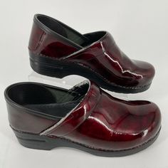 Clean. Very Good Condition. Ready to Wear. See Pics. Dansko  Burgundy  Waterproof Slip On Professional  Nurse/Medical  Clogs Mules Shoes  WOMENS SIZE 9.5-10 US WOMENS SIZE 40 EUR PLEASE REVIEW OUR STORE POLICIES PRIOR TO PURCHASING: Shipping • Your item will be packaged and shipped the next business day after we receive your paid order. •  Orders placed during Holidays and Weekends will ship the following business day. • We cannot offer Overnight Priority Express on any order. Product Returns • Medical Clogs, Professional Nurse, Shoes Womens, Womens Clogs, Dansko Professional Clog, Mule Clogs, Mules Shoes, Scrubs, Clogs