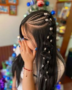 Latina Hair, Peinados Hair Styles, Hairstyle Examples, Kids Curly Hairstyles, Hair Inspiration Long, Hair Mistakes, Beautiful Braided Hair, Cute Box Braids Hairstyles, Hairstyles For Layered Hair