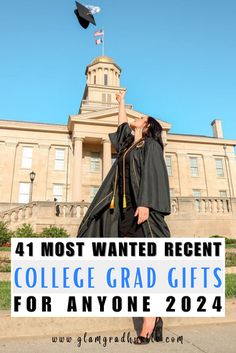 I'm loving some of these best college graduate gift ideas for her already. She's going to find them useful while stepping into the exciting world beyond campus! These unique college graduate gifts for her is perfect for your cherished friends, your ride or die best friend, your lovely girlfriend, or your brilliant daughter. She's going to be doing happy dances in her cap and gown when she finally receives one of these trendy college graduate gifts for her!