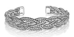 Sterling Silver Bangle Rope Style with Alfred & Co. Jewellery Box Bangles, Shop Now