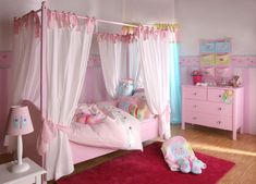 Canopy Bedroom Ideas - The Good Luck Duck Simple Girls Bedroom, Bedroom Ideas Teal, Master Room Decor, Girls Bed Canopy, Princess Bedrooms, Ideas For Small Rooms Bedroom, Bedroom Decor Gray Walls, Bedroom Decor Gray, Teen Girl Bedroom Ideas