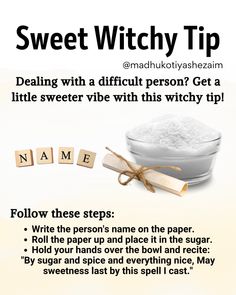 Is there someone whose negative attitude is bringing you down? A coworker who's always complaining, a friend who's overly critical, or a family member who spreads sour vibes?  This magickal tip focuses on infusing the situation with positive energy. It won't change the person overnight, but it can subtly shift their mood and make your interactions more pleasant. Stop People From Talking About You Spell, Herbal Witch, Witch Tips, Good Luck Spells, Witch Tools, Witchy Tips, Negative Attitude, Tarot Magic, Wiccan Magic