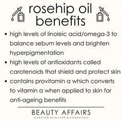 Rosehip oil has to be one of the most popular facial oils at the moment and for good reason. It even has a celebrity following, including Duchess Catherine and our very own Miranda Kerr loves rosehip oil, so what’s so special about it? Does it even smell like roses? Rosehip oil benefits skin in so many ways. Here's how How To Make Rosehip Oil At Home, Rosehip Seed Oil Benefits, Benefits Of Rosehip Oil, Rosehip Oil Benefits, Skin Vitamins, Facial Oils, Skin Facts, Skin Advice, Skin Aesthetics